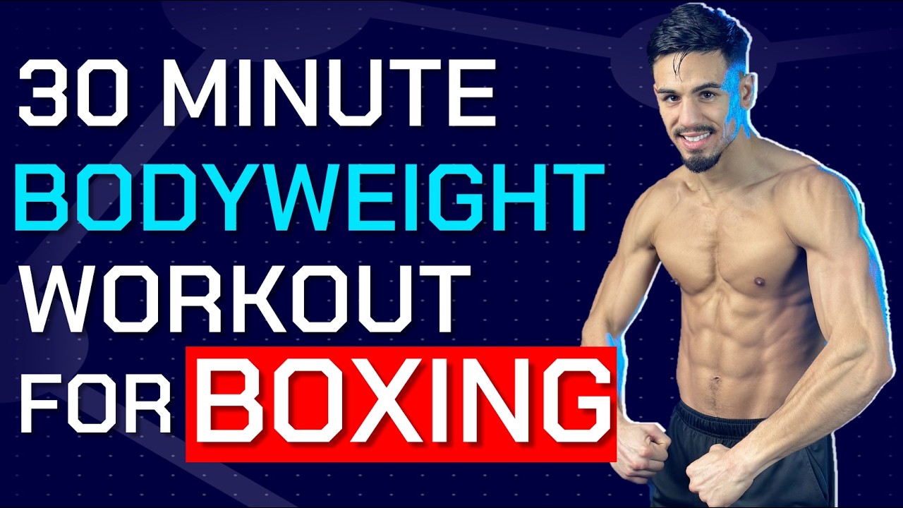 30 Minute Bodyweight Workout for Boxing - YouTube