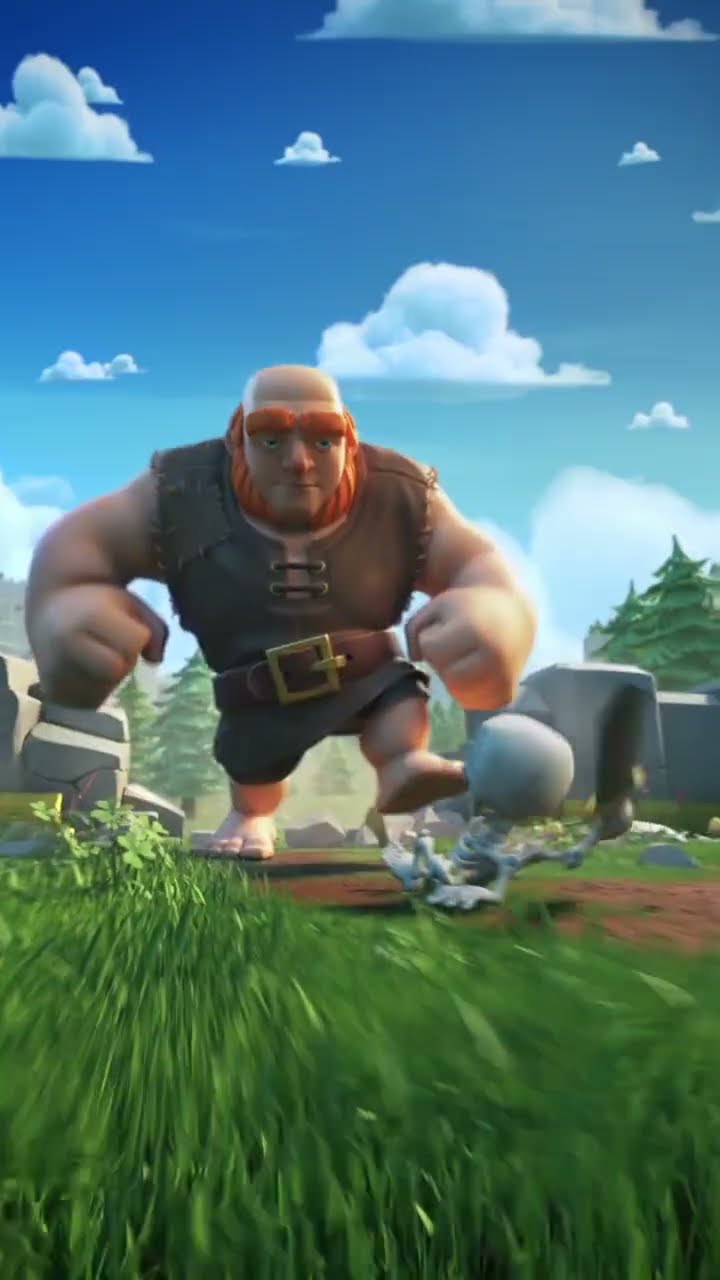 When you least expect it, life throws you a Cannon ball at your face ? #clashofclans #animation