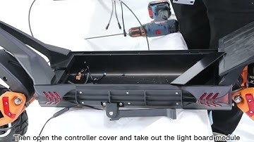 Kukirin G3pro Lamp Module Replacement Tutorial（Kukirin G3pro更换灯板模块教程）