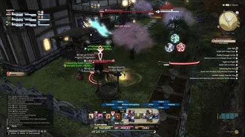 FINAL FANTASY XIV Skill speed SAM Ilvl 389