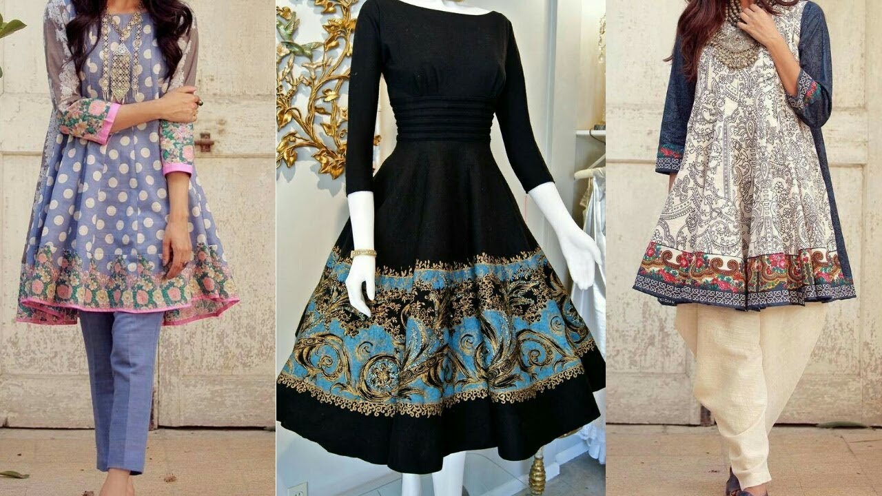 beautiful short frock designs