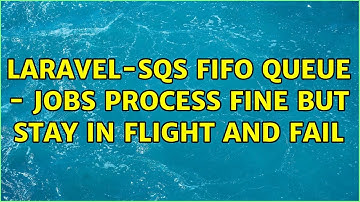 Laravel-SQS fifo queue - jobs process fine but stay in flight and fail