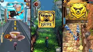 Angry Gran Run - Running Game VS Temple Run Brave VS Spirit Run Endless Run Gameplay - (Android/iOS) screenshot 1