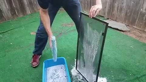 Three Ways To Clean A Window Screen