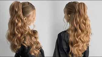 The ABSOLUTE BEST Half Up Half Down Volumous Bridal Hairstyle