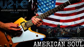 U2 - American Soul (Guitar Cover/Tutorial) From Apollo Theater E+I Tour Backing Track Line 6 Helix