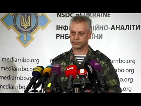 Andriy Lysenko. Ukraine Crisis Media Center, 11th of September 2014