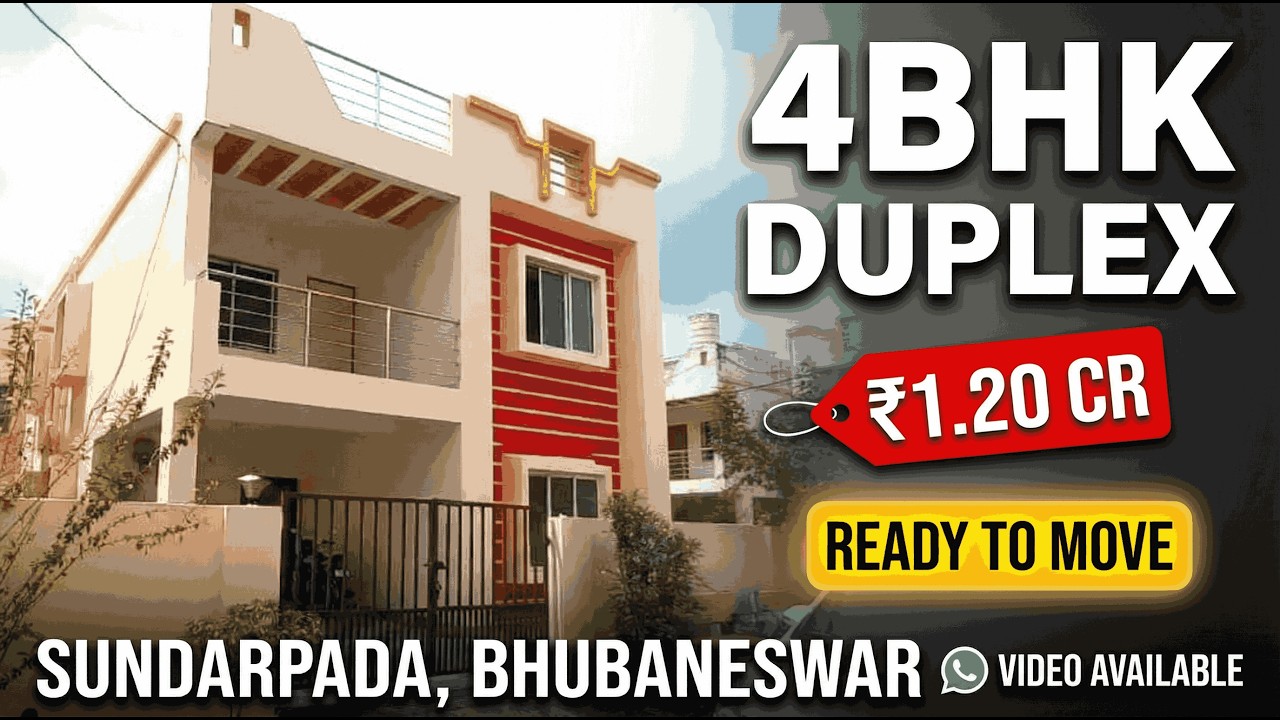 🏠 Ready-to-Move 4BHK Duplex for Sale – Sundarpada, Bhubaneswar