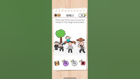 Brain Test 2 Prison Escape Level 2 Andy must find a way to protect himself in this tough environment