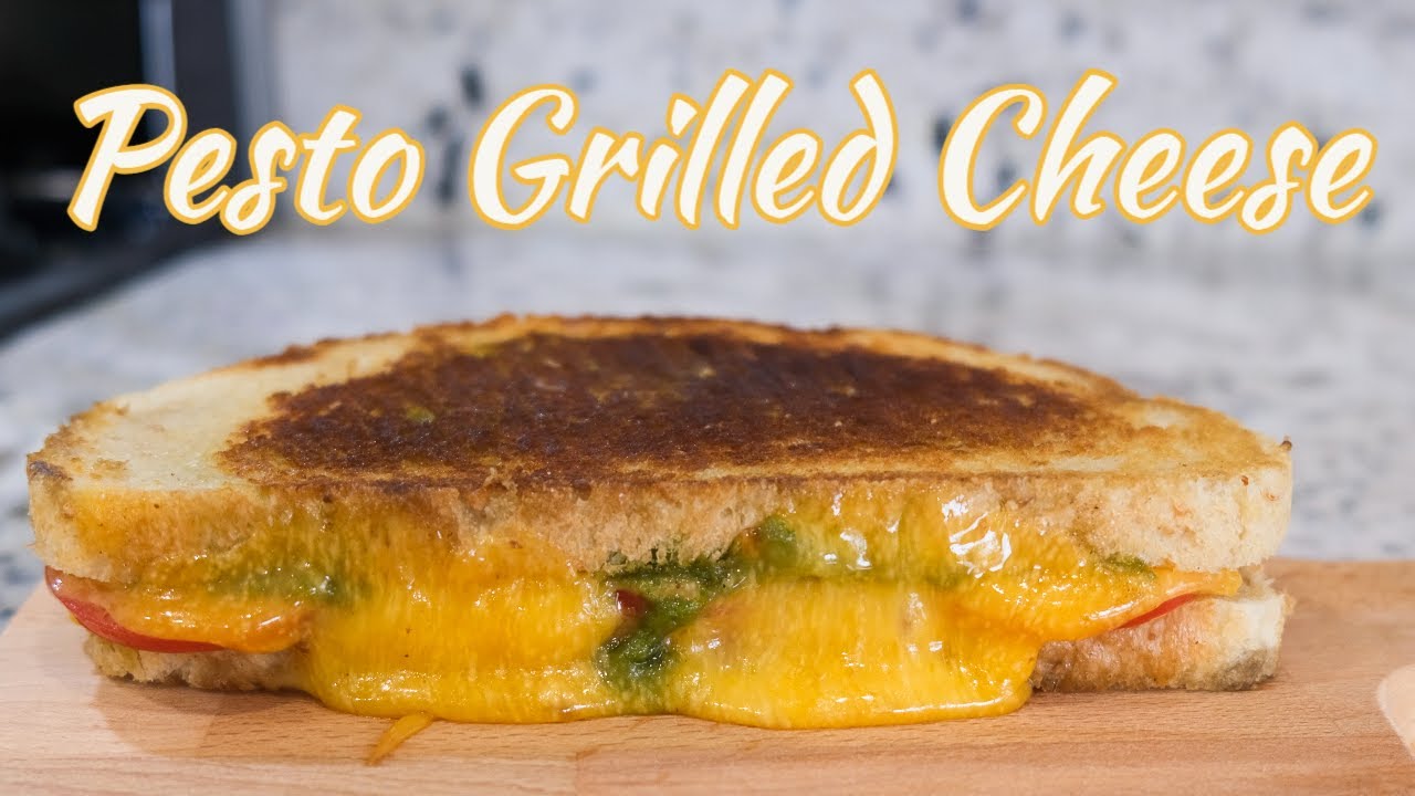 Pesto Grilled Cheese (cameraman cooking) - Episode 255