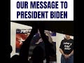 Our message to President Biden is simple!!!!!!