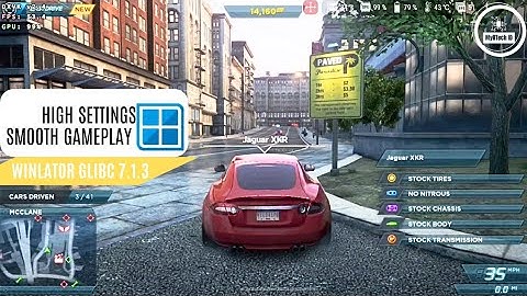 NEED FOR SPEED MOST WANTED 2012 ANDROID | WINLATOR GLIBC 7.1.3 (SETTINGS+LINKS)