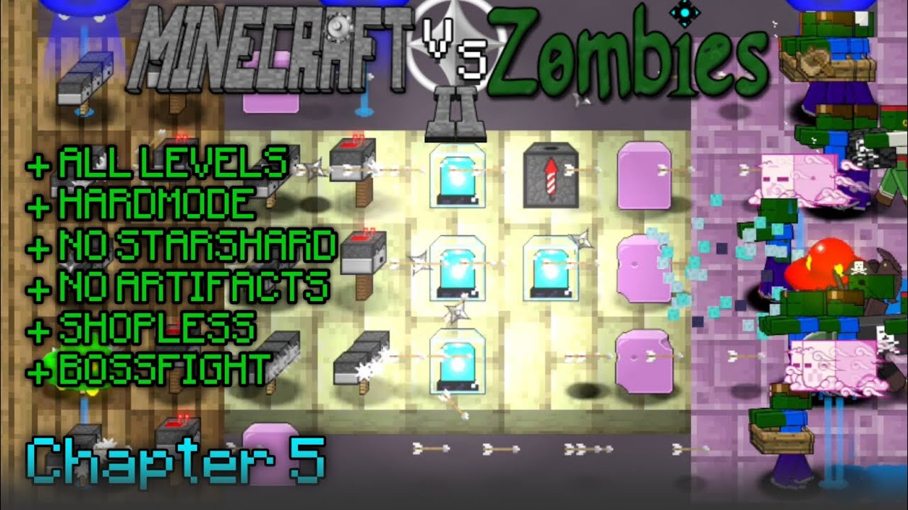 Minecraft vs zombies 2: Chapter 5 walkthrough 