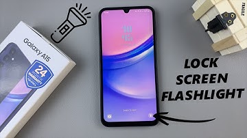 Samsung Galaxy A15: How To Add Torch To Lock Screen