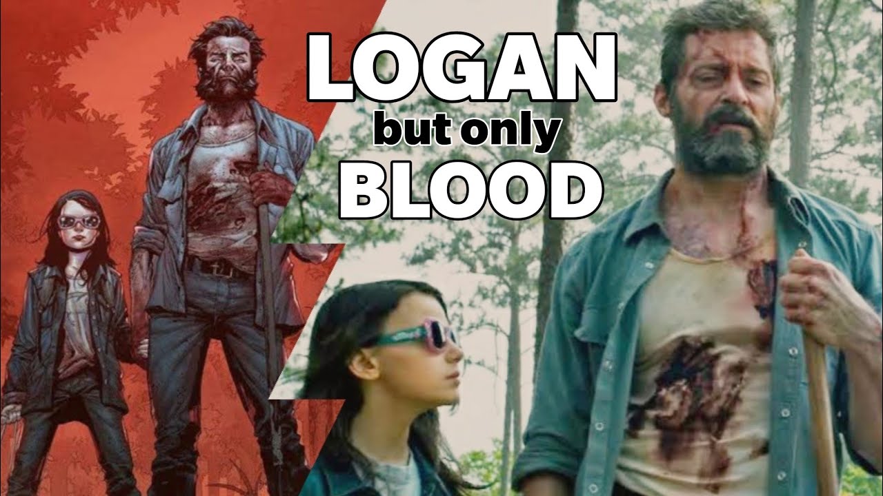 LOGAN but only BLOOD #logan #marvel #violent #bloody #laura #