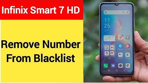 How to remove number from blacklist, INFINIX Smart 7 HD call block kaise karen