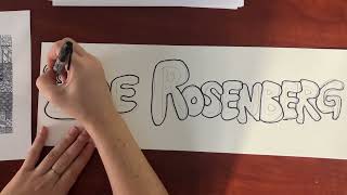 Alma Name Art 3rd Grade