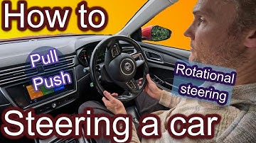 How to STEER a car using PULL PUSH or ROTATIONAL steering