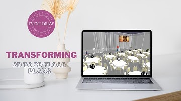 EVENTDRAW: Transforming 2D floor plan into 3D