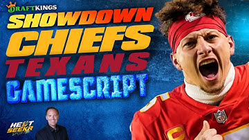 CHIEFS vs TEXANS Gamescript | SNF Sunday Night DraftKings SHOWDOWN Strategy | 2025 NFL Week 14