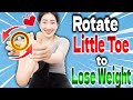 🦶Rotate your Little Toe to Lose Weight! Foot Massage to Correct your Bad Metabolism
