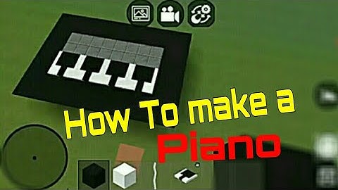 How to make a Working Piano in mini blocks craft 3D | Minecraft | #armangaming #minecraft