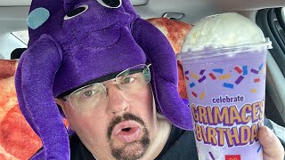 What’s New : McDonald’s Grimaces Birthday meal (berry purple shake)