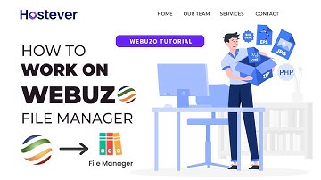 How to work on Webuzo File Manager