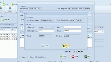 Demo Aplikasi Kasir Toko Bangunan Karunia Group Transaksi Penjualan Umum Cash