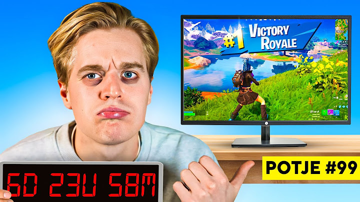 Ik speel 100 potjes Fortnite in 1 week