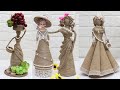 5 Beautiful Jute craft doll | How to decorate doll from jute rope