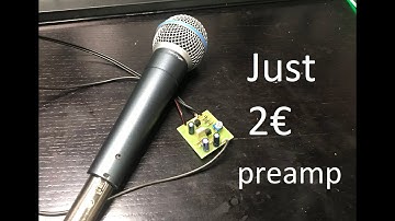How good a 2€ microphone preamplifier will sound?