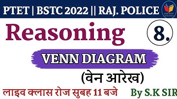 VENN DIAGRAM (Venn Diagram) | PTET 2022 | BSTC 2022 | RAJ.POLICE Login Study