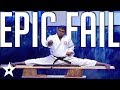 Epic karate fail karate audition goes wrong on sri lankas got talent  got talent global