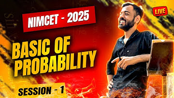 Basic of Probability | Lec - 1 | Nimcet 2025 | Nitish Gupta |