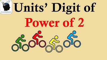 Units digit of Power of 2 using Remainders! | BrushMyQuant #unitsdigit #shortcuts