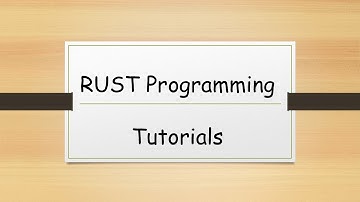 Rust Tutorials | Session 2 | RUST Programming Project Cargo