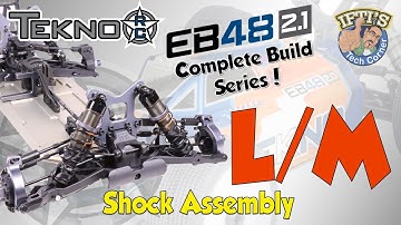 #13 Tekno EB48 2.1 - BUILD SERIES - Kit Bag L & M : Front & Rear Shock Assembly