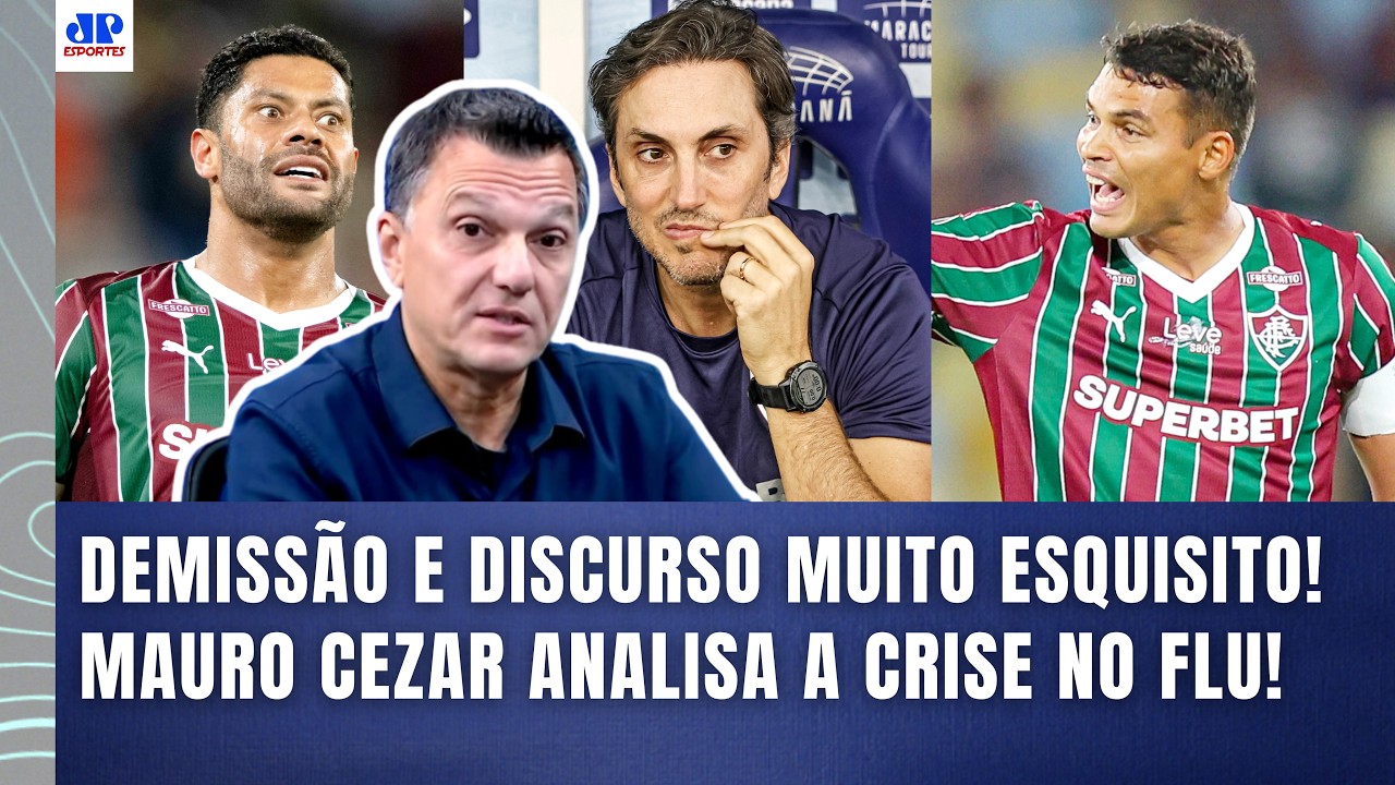 "É BEM ESQUISITO, cara! TEM MUITA GENTE QUE DIZ que o FLUMINENSE..." MAURO CEZAR | ZUBELDÍA DEMITIDO