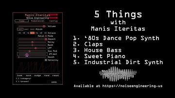 5 things you can make with Manis Iteritas synth plugin + presets for VST, AU, and AAX