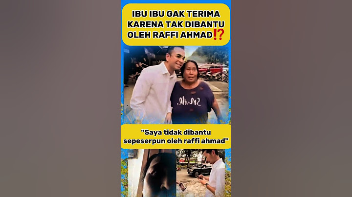 Ibu-Ibu Penjual Kacang Ngamuk! Raffi Ahmad Bilang Bantu Tapi Tak Dapat Sepeserpun? #raffiahmad