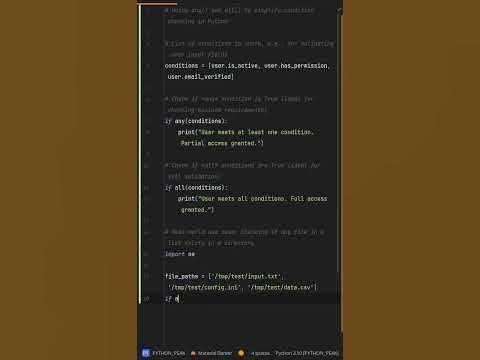 Why use any() and all() in Python? Pythons any() and all() - Unexpected ...