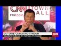 Town Hall 2016: Duterte-Cayetano