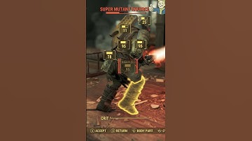 Fallout 4 - Protectron Destroys Super Mutant Enforcer #shorts #fallout4 #survivalgame