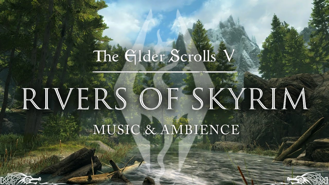 The Rivers of Skyrim | Elder Scrolls & Skyrim Music & Ambience | Forests, Rivers, Mountains | 3 Hrs