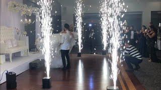 Best First Dance Ever In Ottawa 4 Electric Sparkles In Door Powered By Dj Tito 514-660-8070