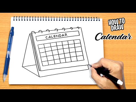 Video: Hoe Teken Je Een Kalender?