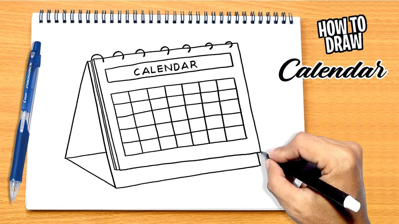 How to draw Calendar YouTube