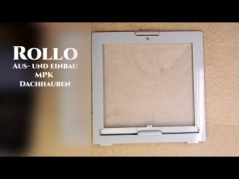 Removing and Installing a Skylight Roller Blind
