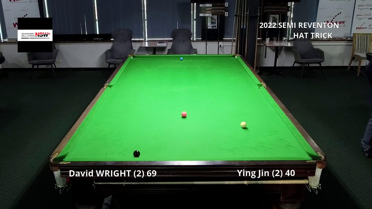 2022 REVENTON Hat Trick Snooker Semi #1 Ying Jin vs David Wright